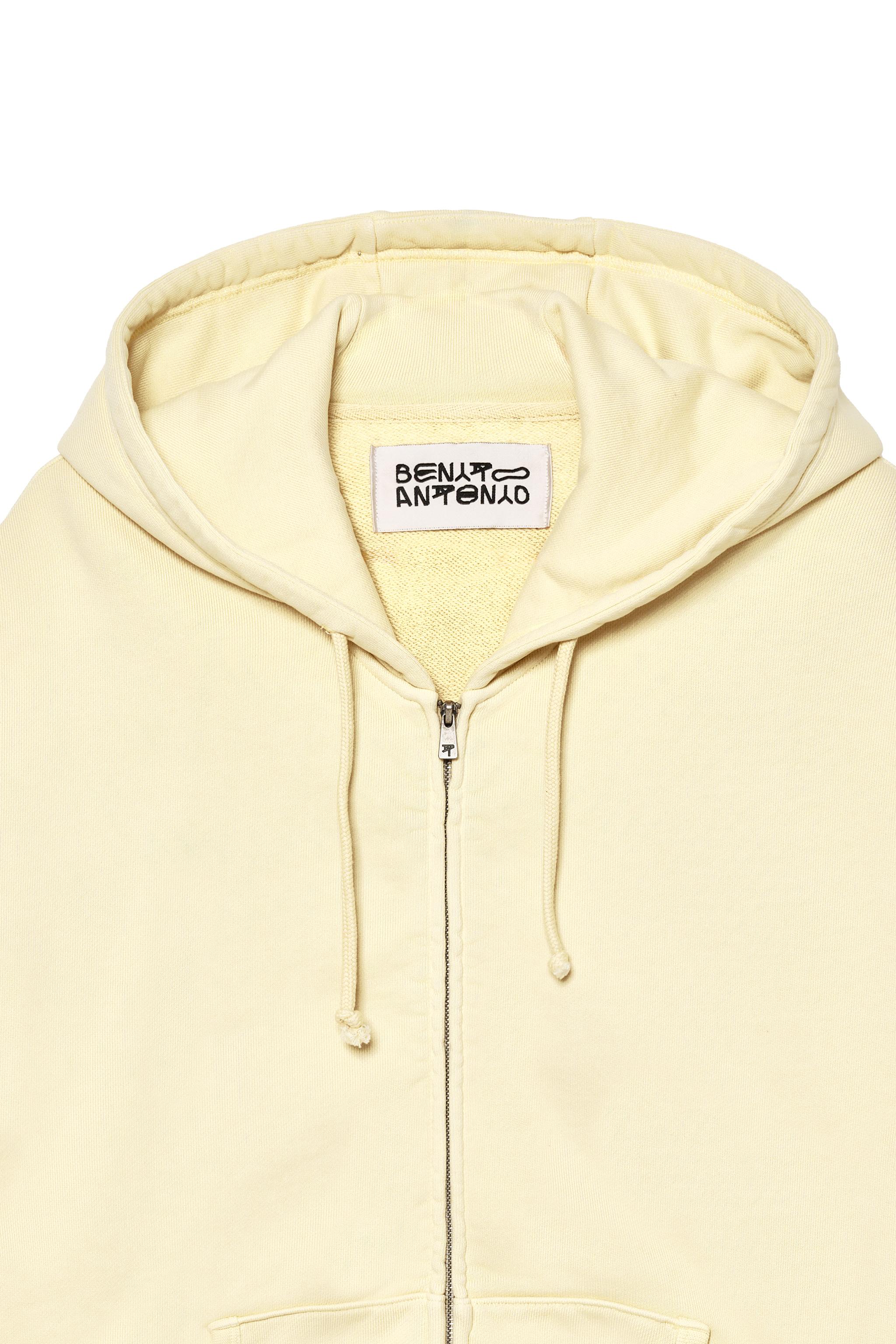 SWEAT COURT ZIPPÉ À CAPUCHE